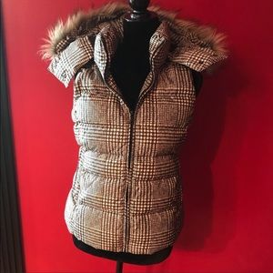 Houndstooth Puffer Jacket J Crew
